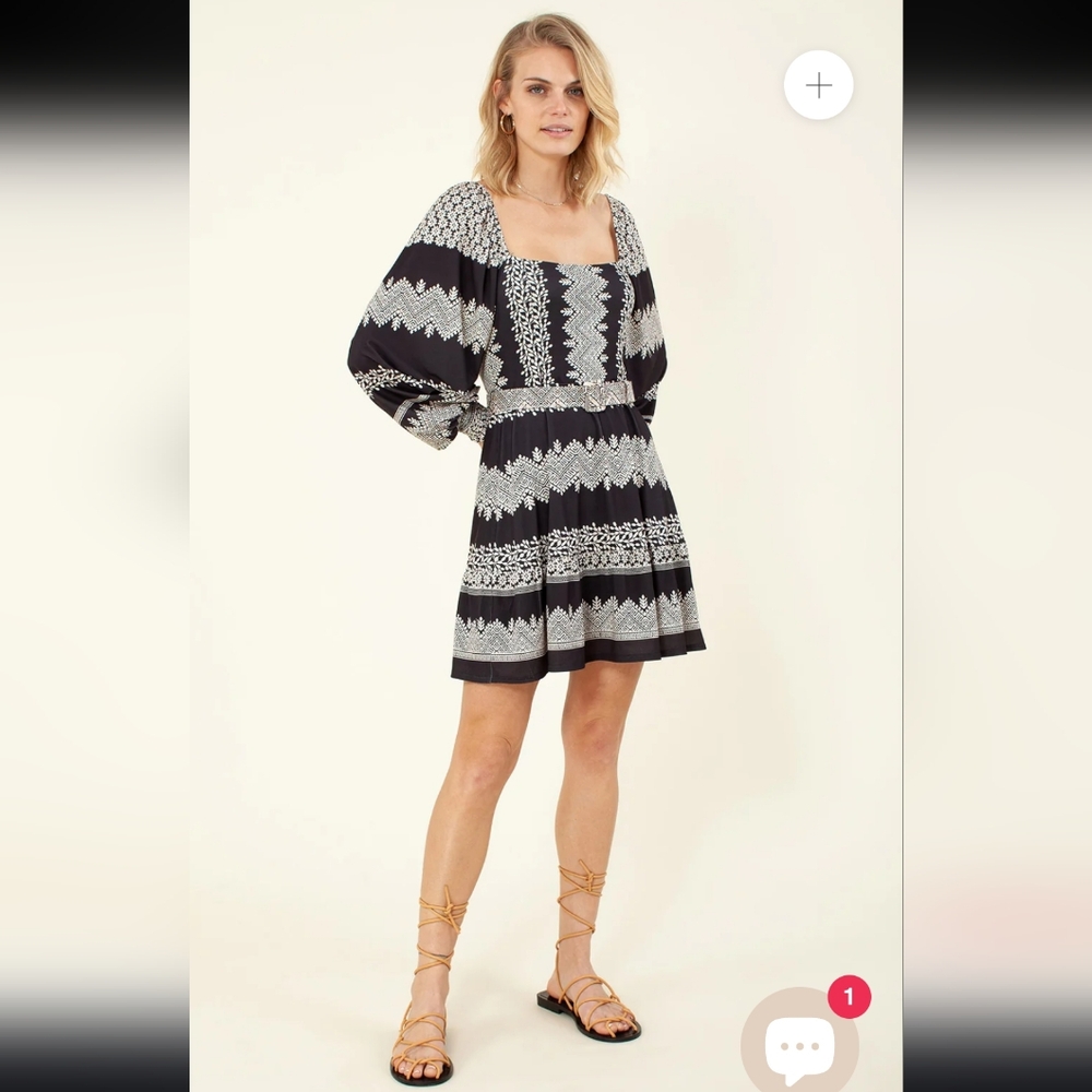 Hale Bob Grazia Jersey Dress EUC Size Large MSRP- $288!